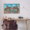 Stupell Industries Rustic Cowboys in Desert 2pc Framed Giclee Wall Art Set Design by Melissa Wang